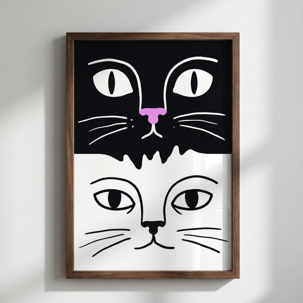 B&W Cat