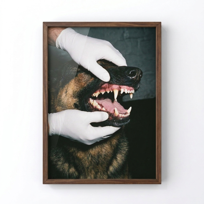 angry dog