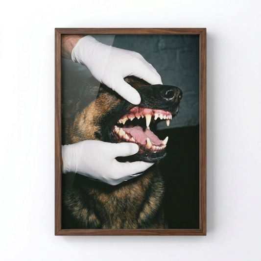 angry dog