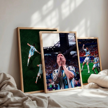 Pack Messi 5 fotografías + 1 wall-art de regalo · Formato digital